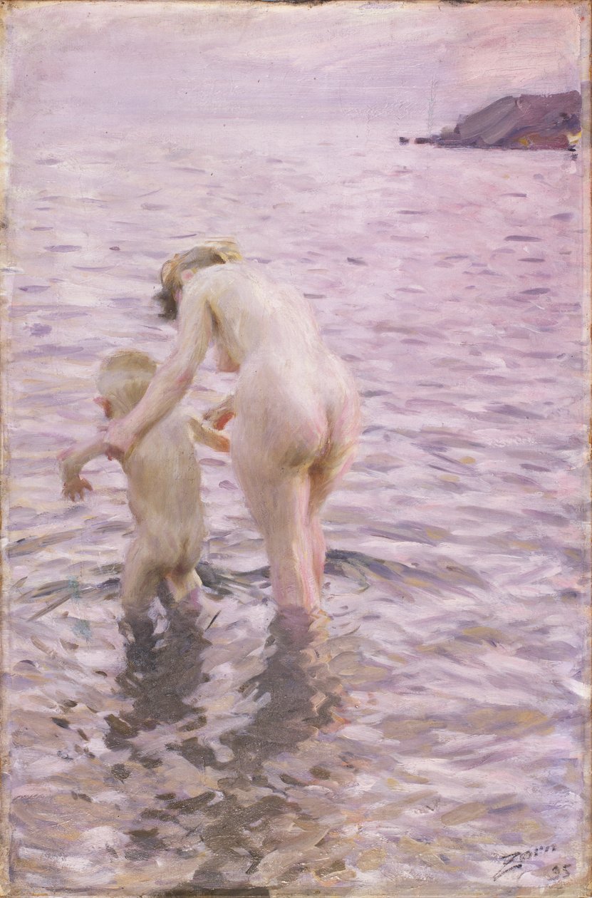 Med mor af Anders Leonard Zorn