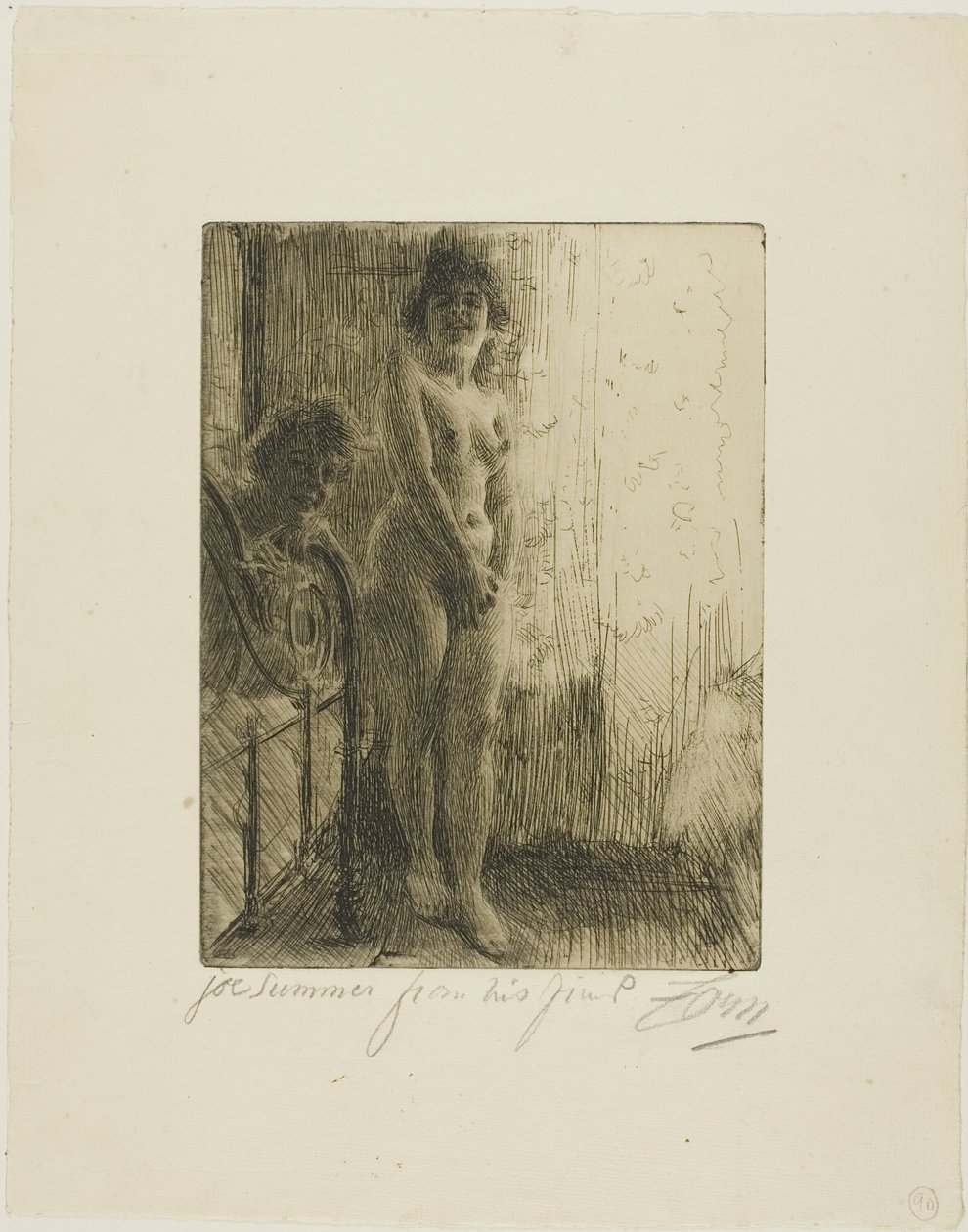 Et mørkt hjørne af Anders Leonard Zorn
