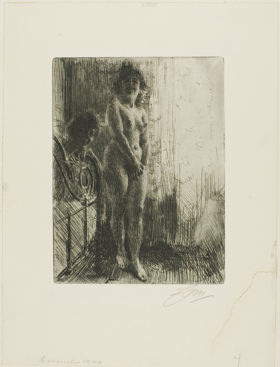 Et mørkt hjørne af Anders Leonard Zorn