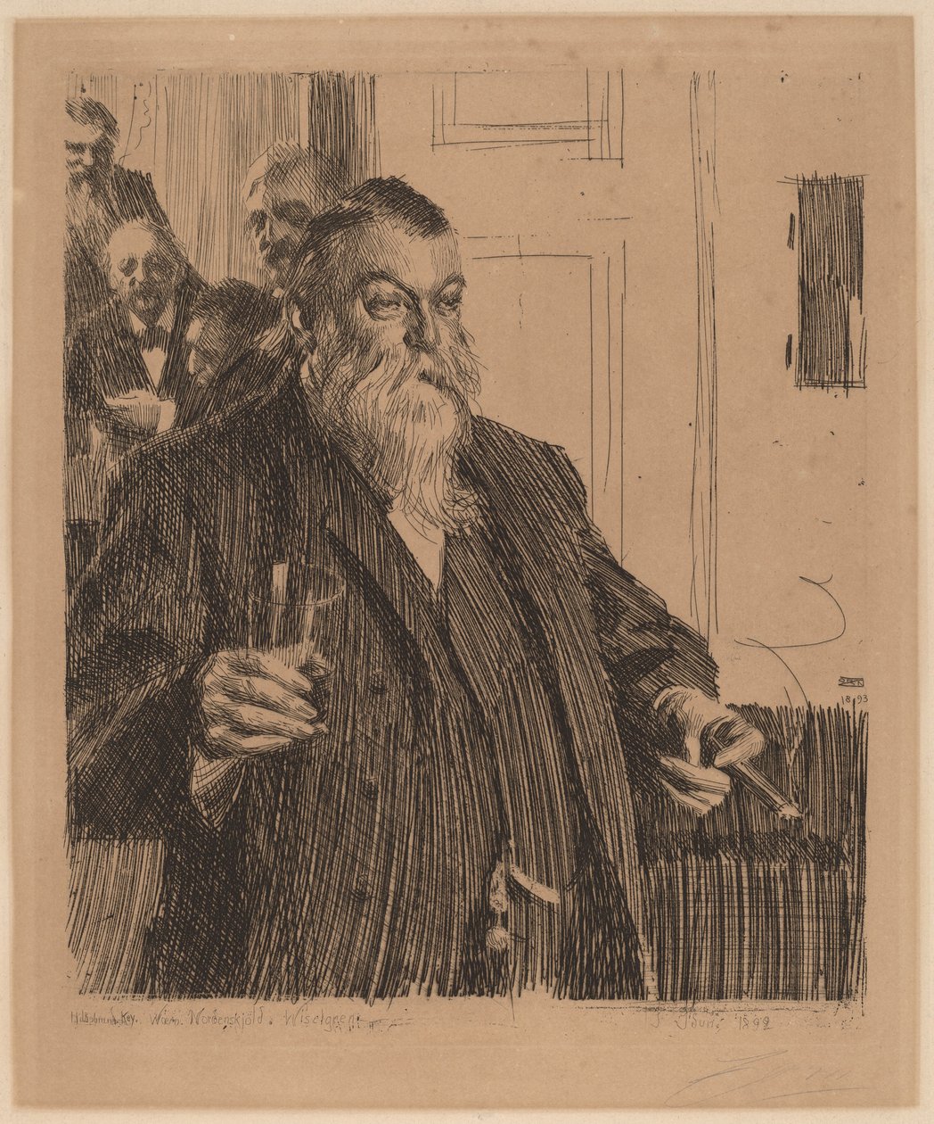 En Toast II af Anders Leonard Zorn