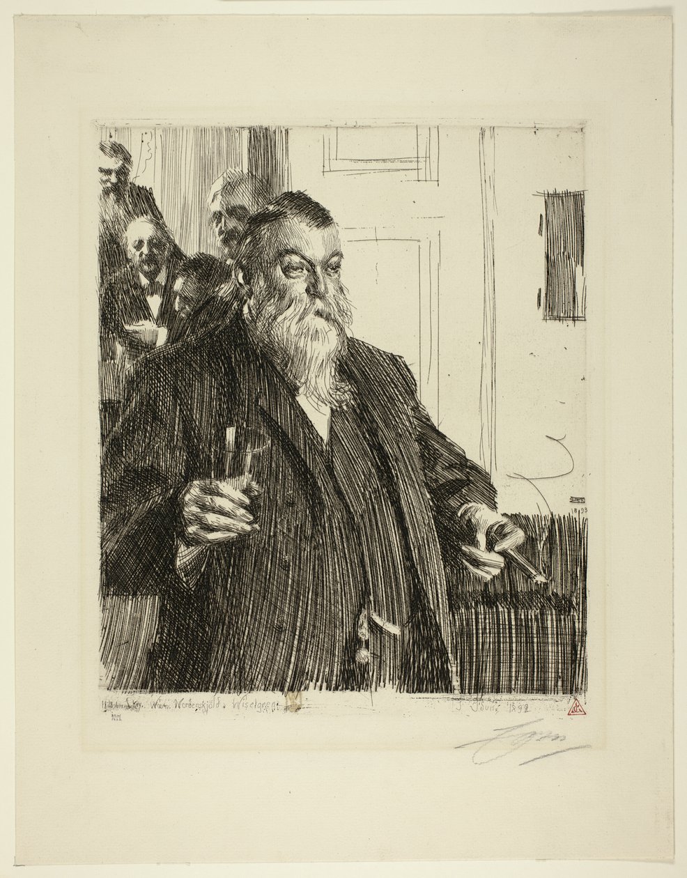 En Toast II af Anders Leonard Zorn