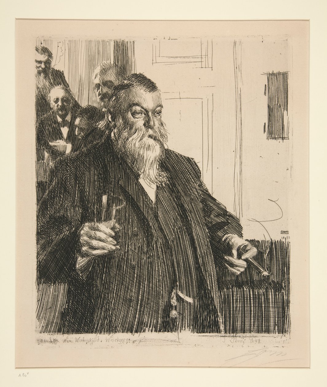 En Toast II af Anders Leonard Zorn