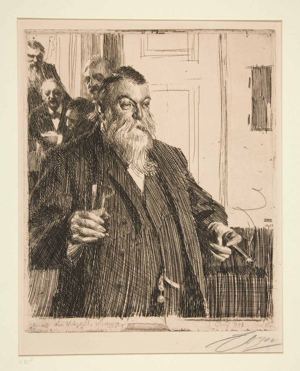 En skål II af Anders Zorn