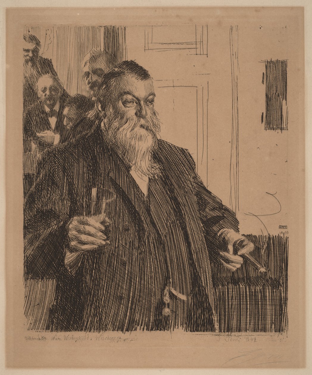 En skål II af Anders Zorn