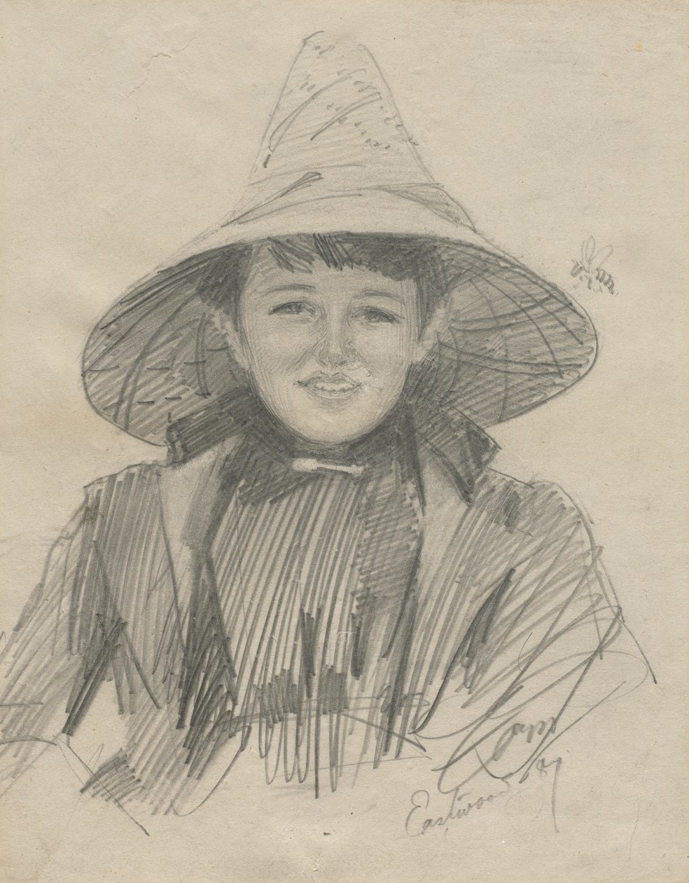 Ada Lymon (Kvinde i en stor hat) af Anders Leonard Zorn