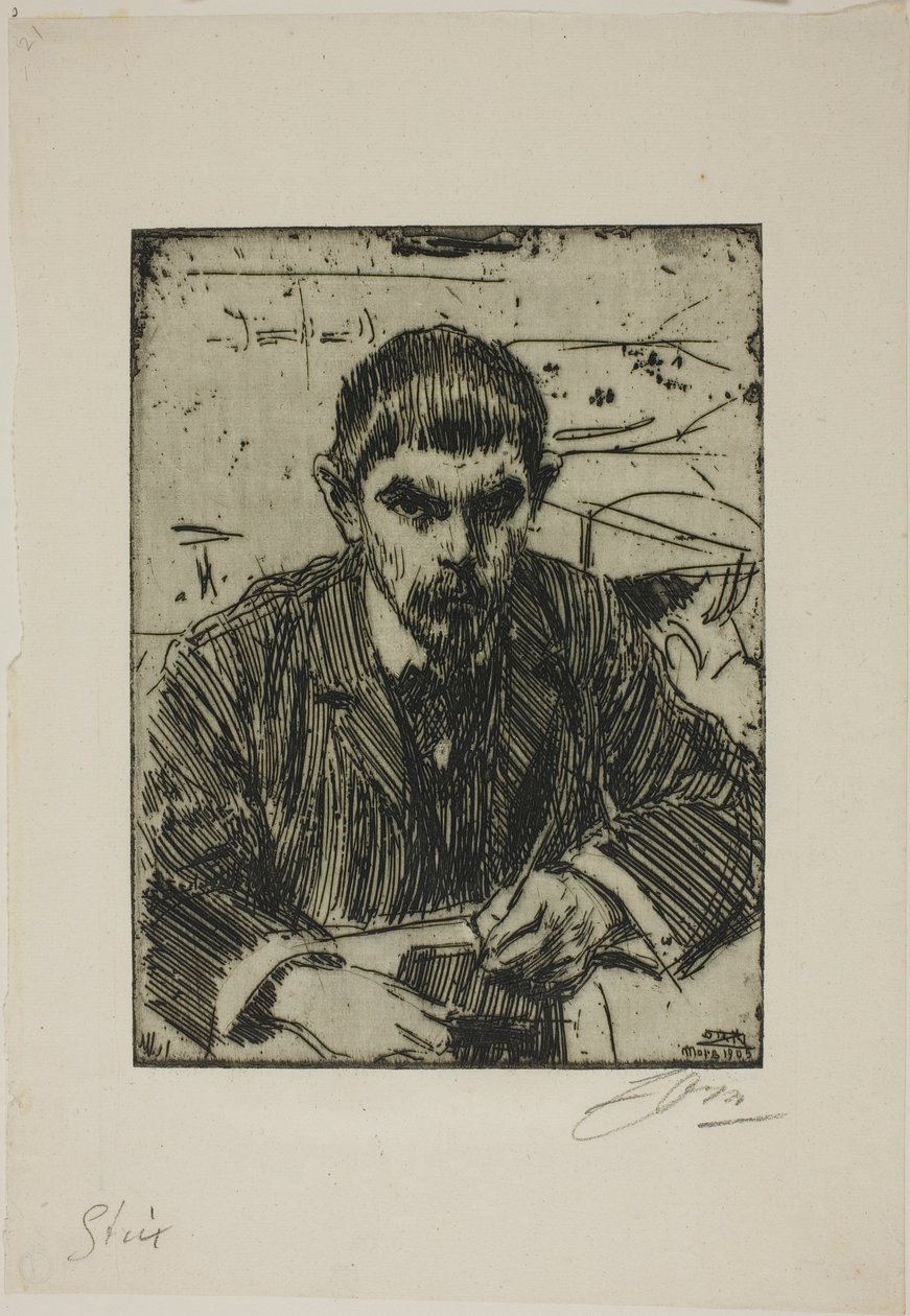 Albert Engstrøm af Anders Zorn