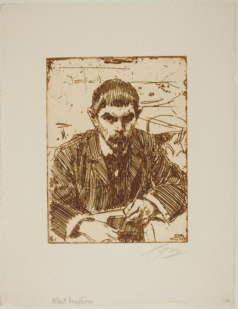Albert Engstrøm af Anders Zorn