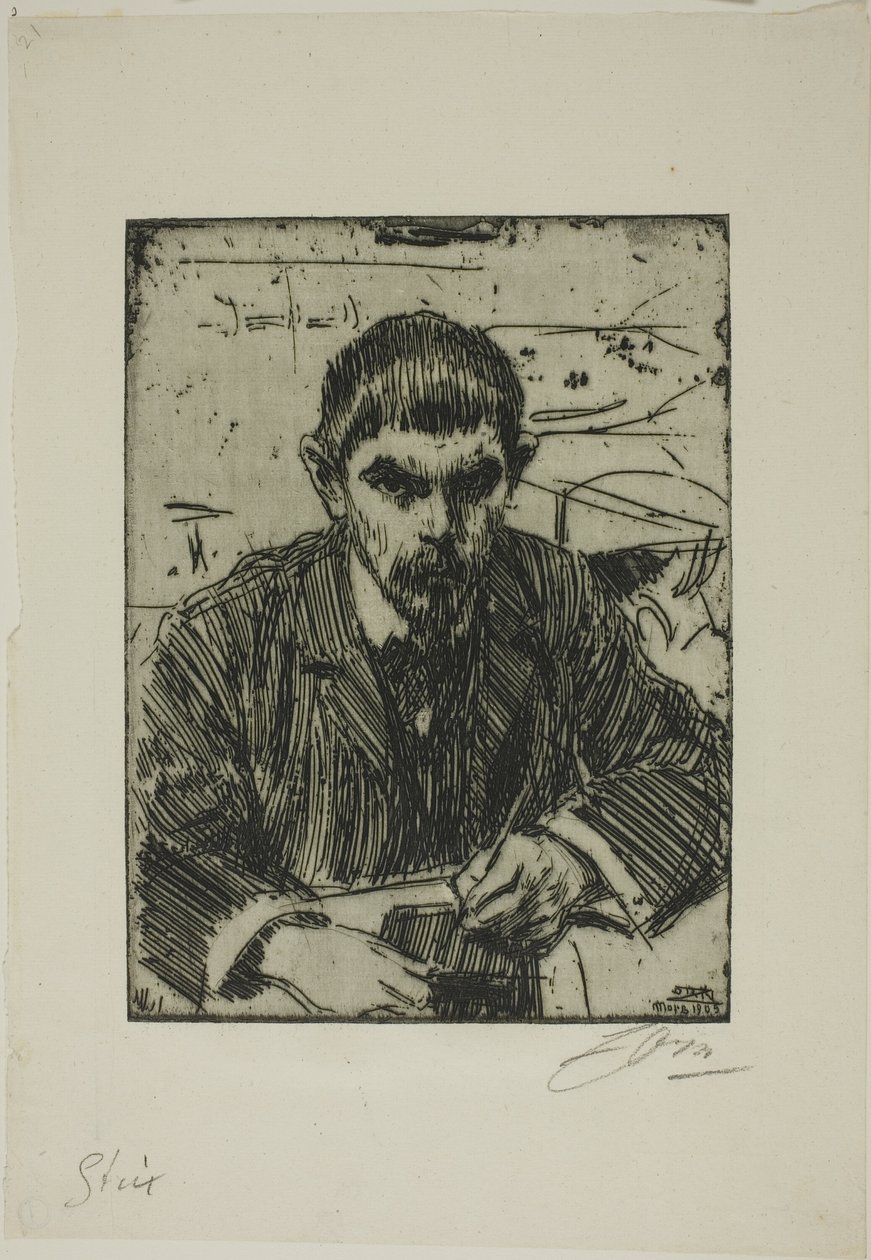 Albert Engstrøm af Anders Leonard Zorn