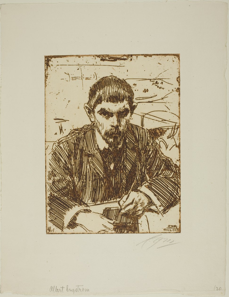 Albert Engstrøm af Anders Leonard Zorn