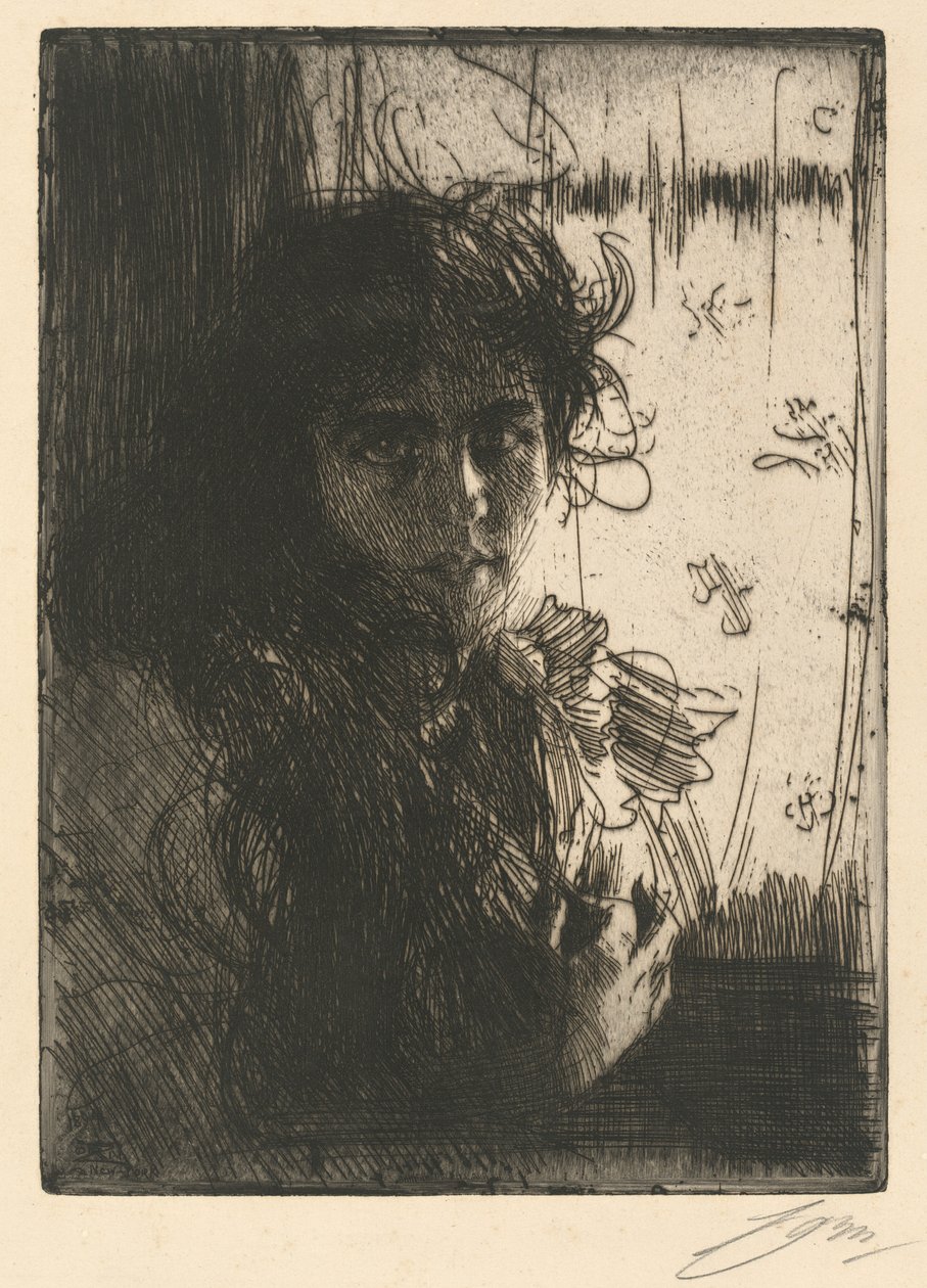 En irsk pige af Anders Leonard Zorn