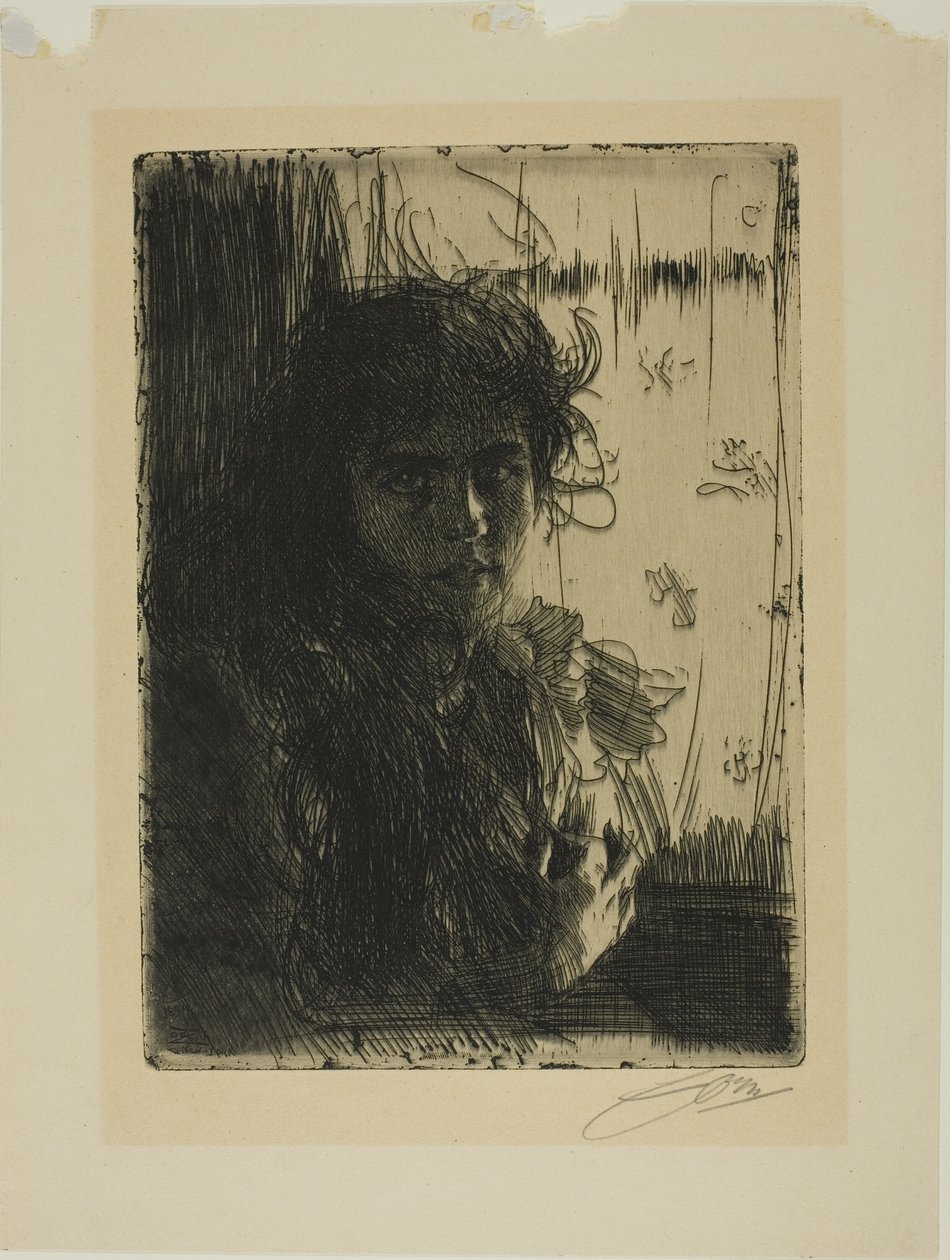 En irsk pige eller Annie af Anders Leonard Zorn