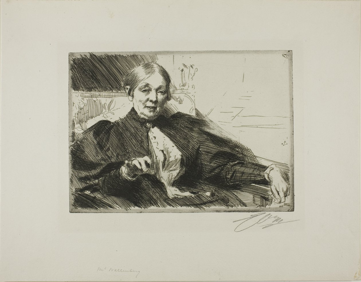 Anna Wallenberg af Anders Leonard Zorn