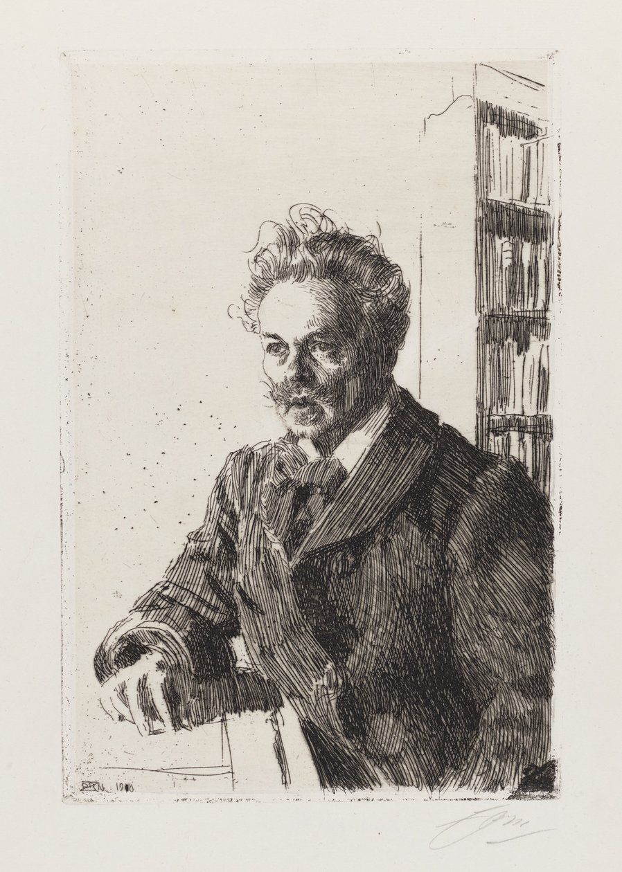 August Strindberg af Anders Zorn