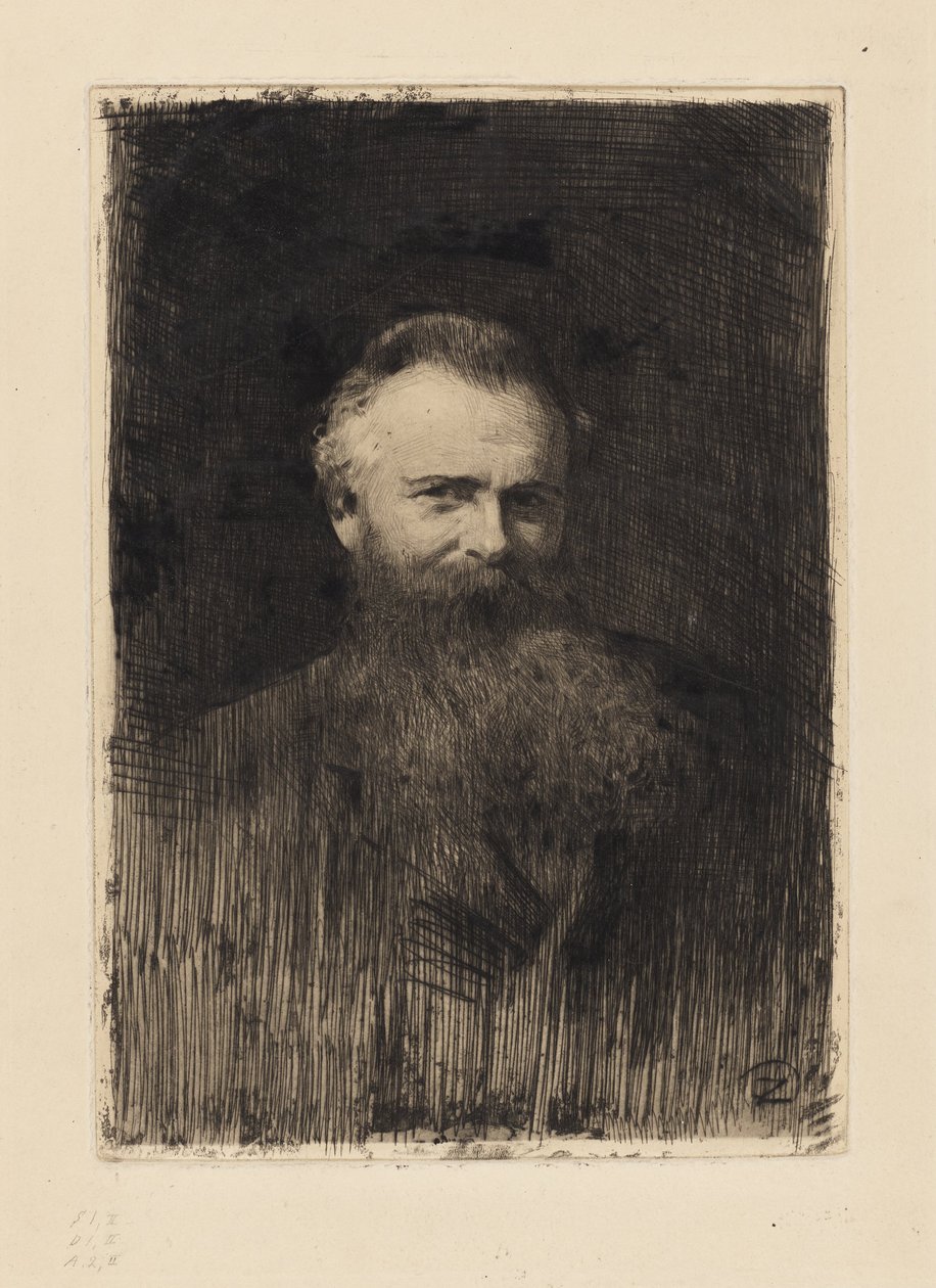 Axel Herman Hägg II af Anders Zorn