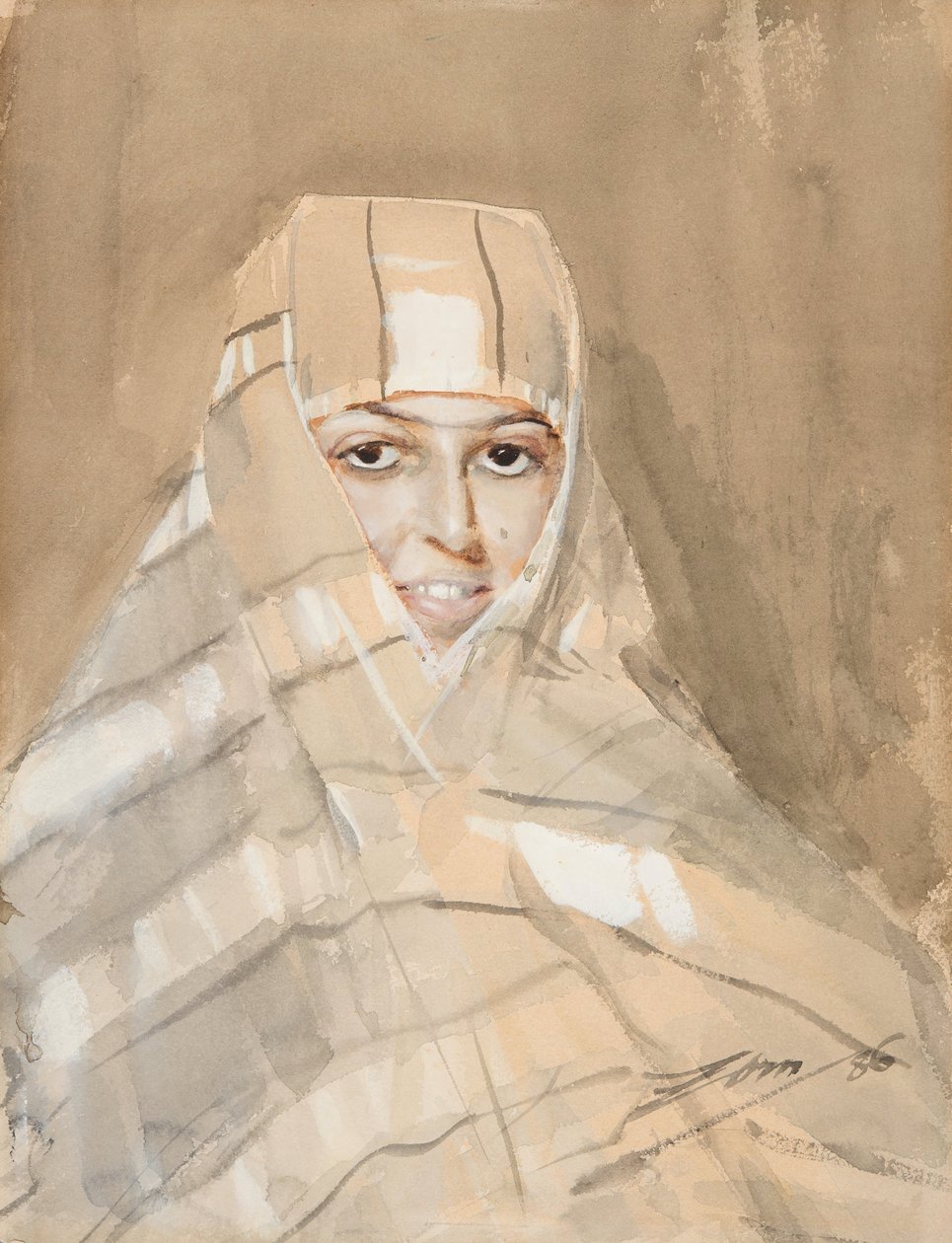 Beduinpige af Anders Zorn