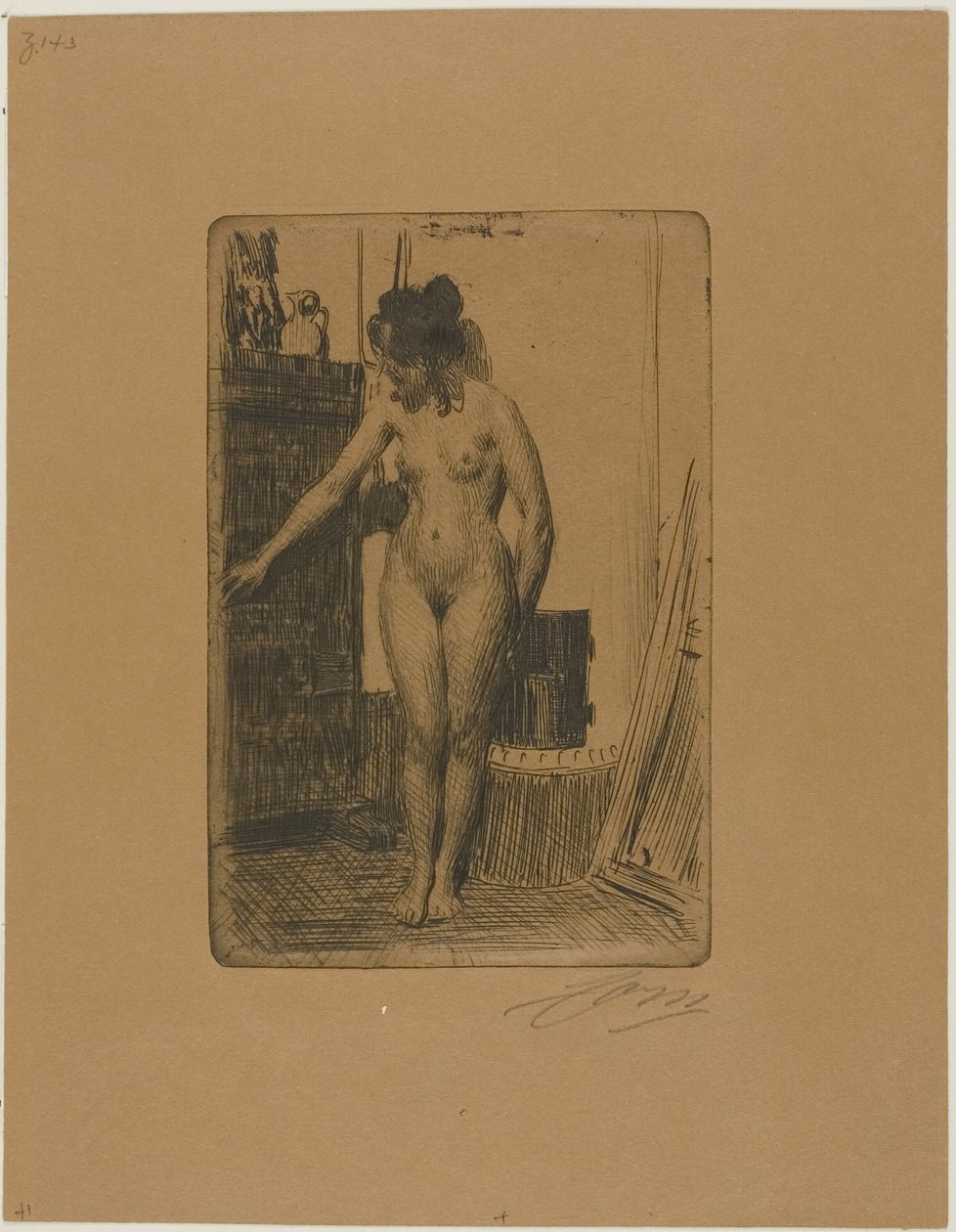 Før komfuret af Anders Leonard Zorn