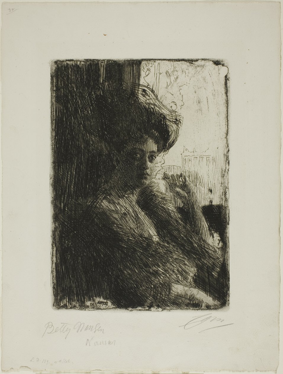 Betty Nansen af Anders Leonard Zorn