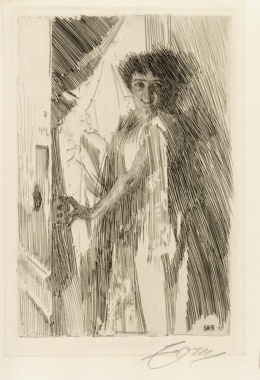 Portræt af danserinden Rosita Mauri af Anders Zorn