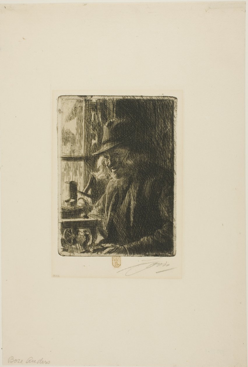 Bosl Anders, Urmager ved Mora af Anders Leonard Zorn