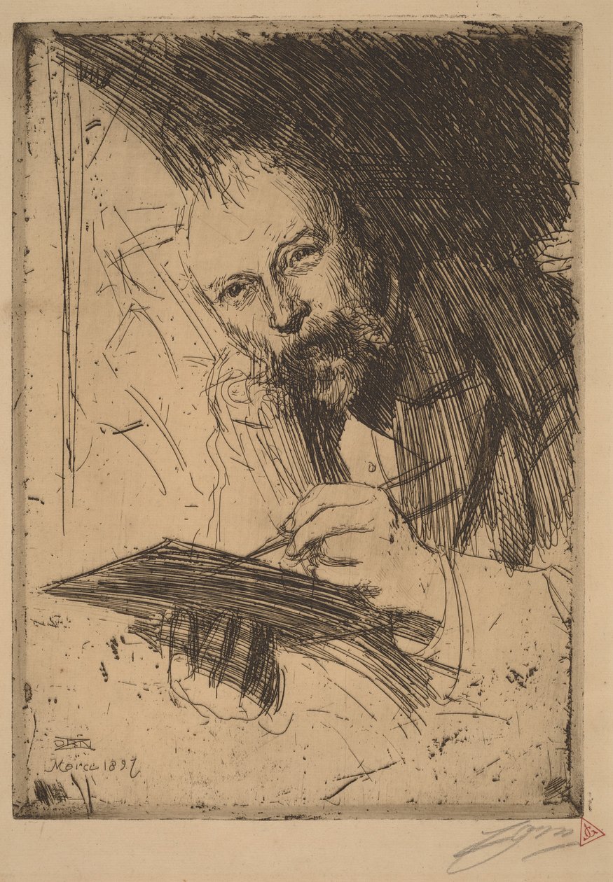 Carl Larsson af Anders Zorn