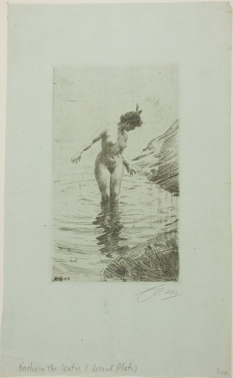 Cirkler af vand II af Anders Zorn