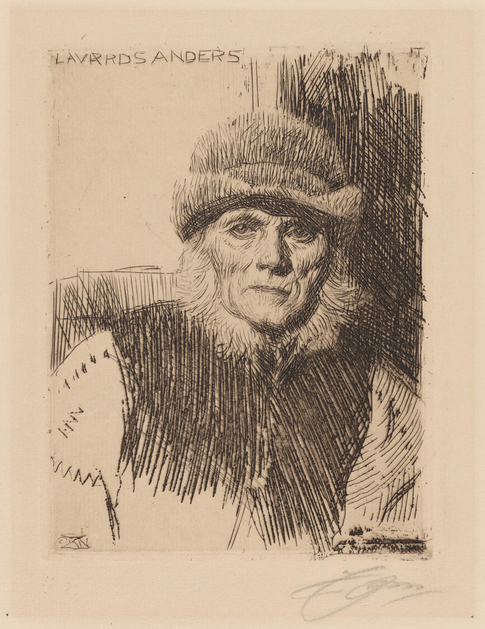 Dalekarlsk bonde (Lavards Anders) af Anders Zorn