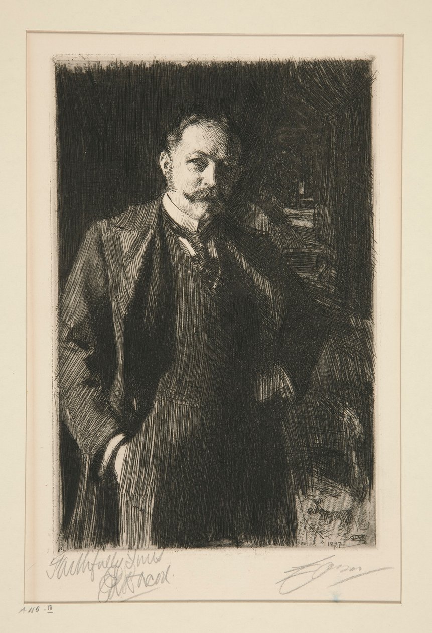 E.R. Bacon af Anders Leonard Zorn