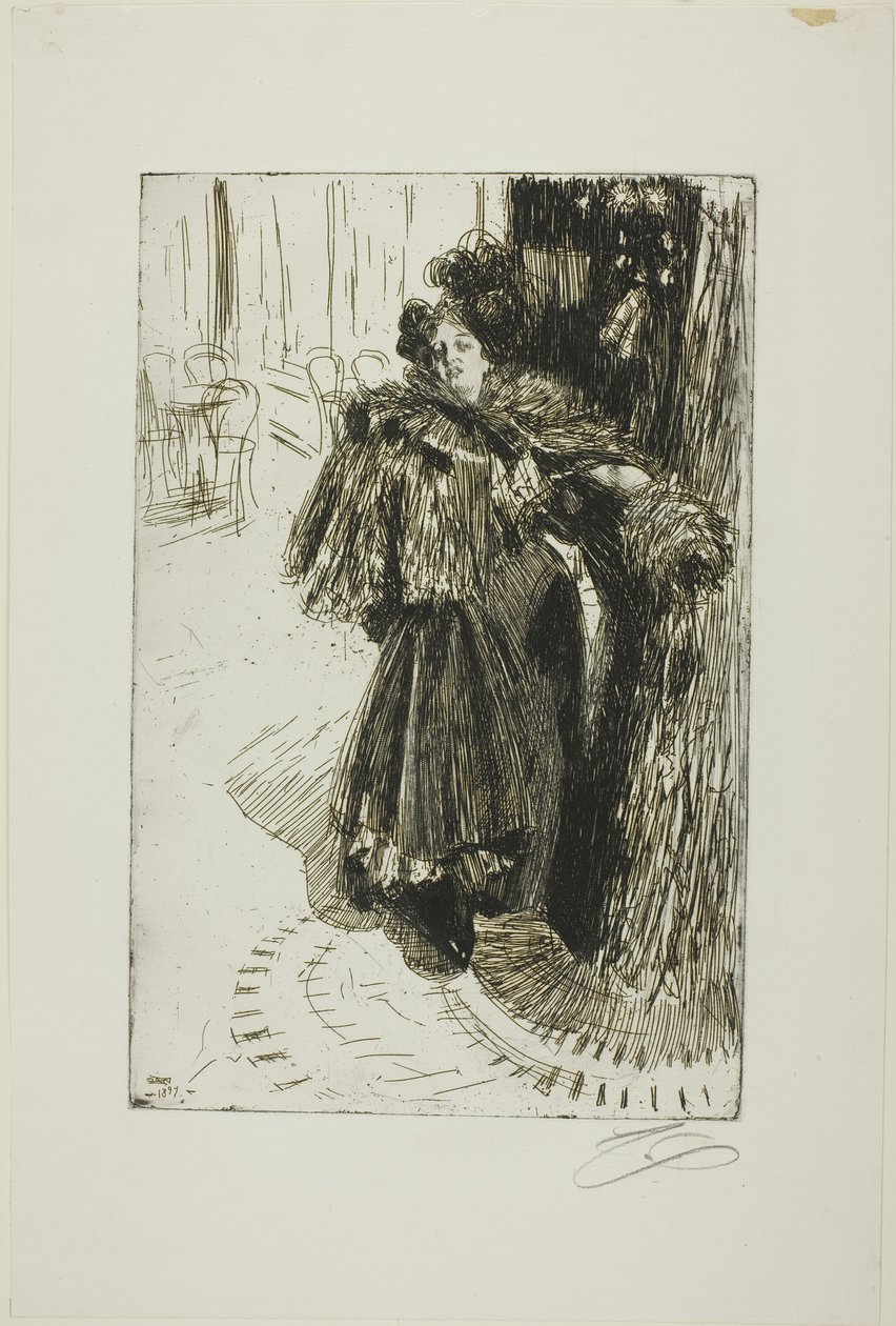 Effet de Nuit III af Anders Leonard Zorn