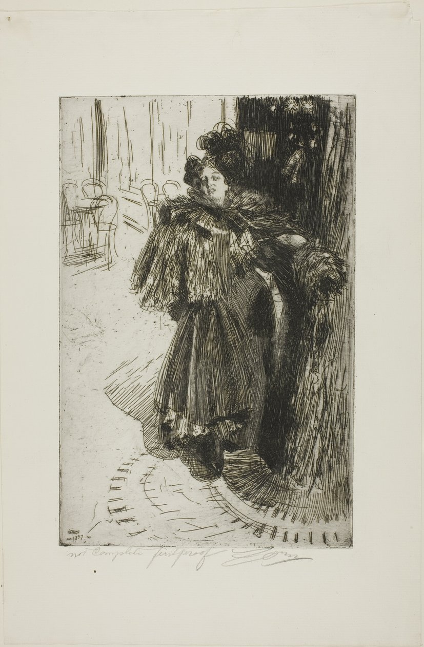 Effet de Nuit III af Anders Leonard Zorn