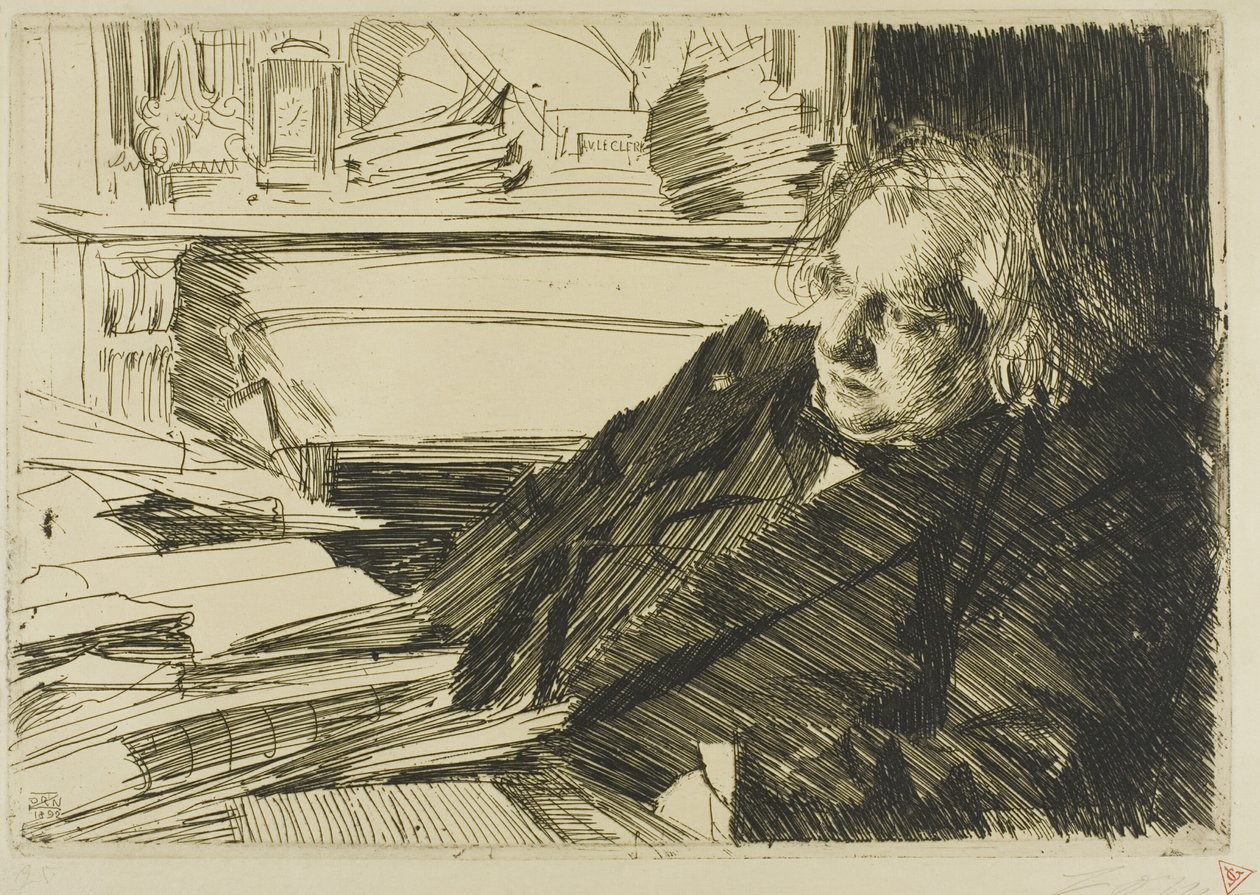 Ernest Renan af Anders Leonard Zorn
