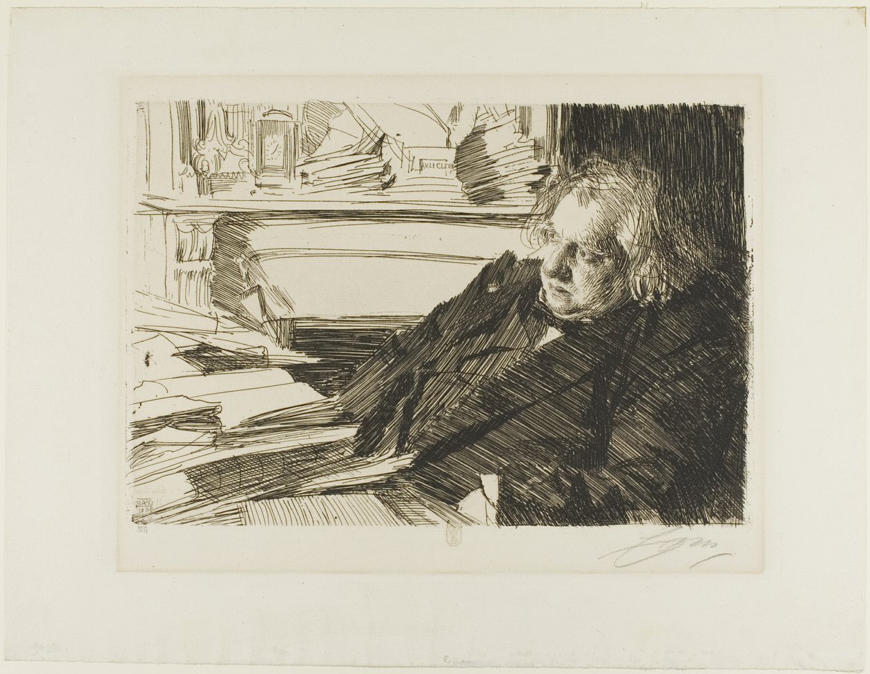 Ernest Renan af Anders Leonard Zorn