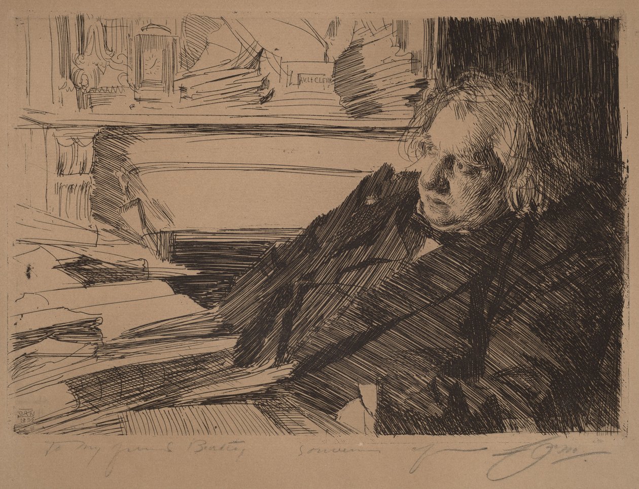 Ernest Renan af Anders Zorn