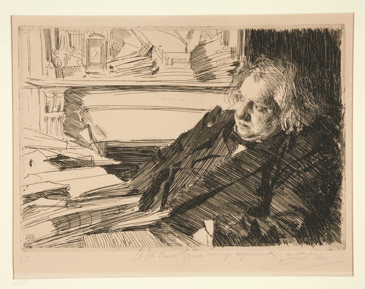 Ernest Renan af Anders Zorn