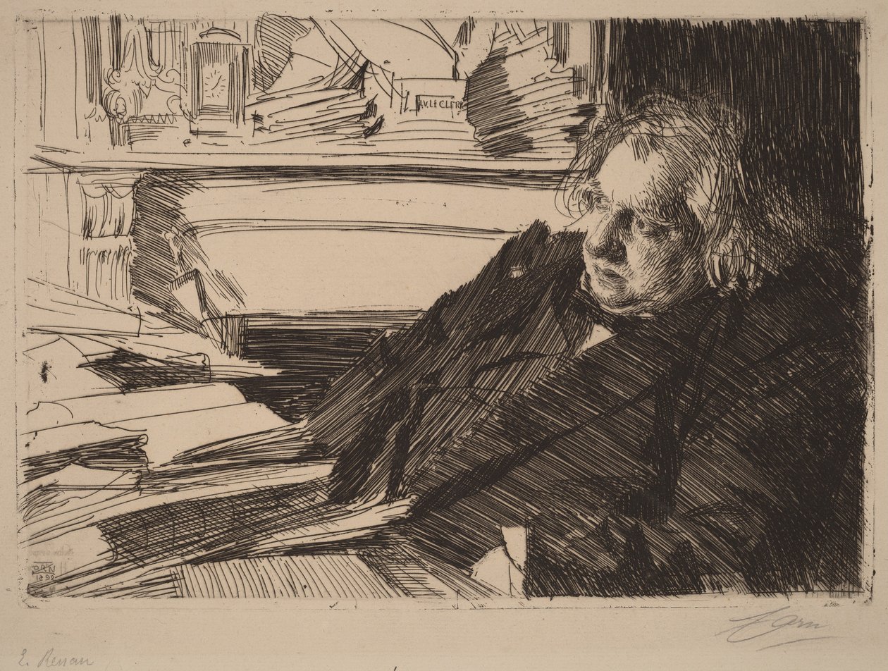 Ernest Renan af Anders Zorn