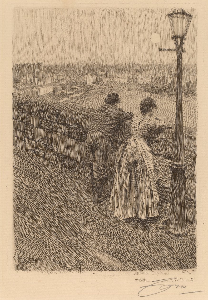Fisker ved Saint Ives af Anders Leonard Zorn