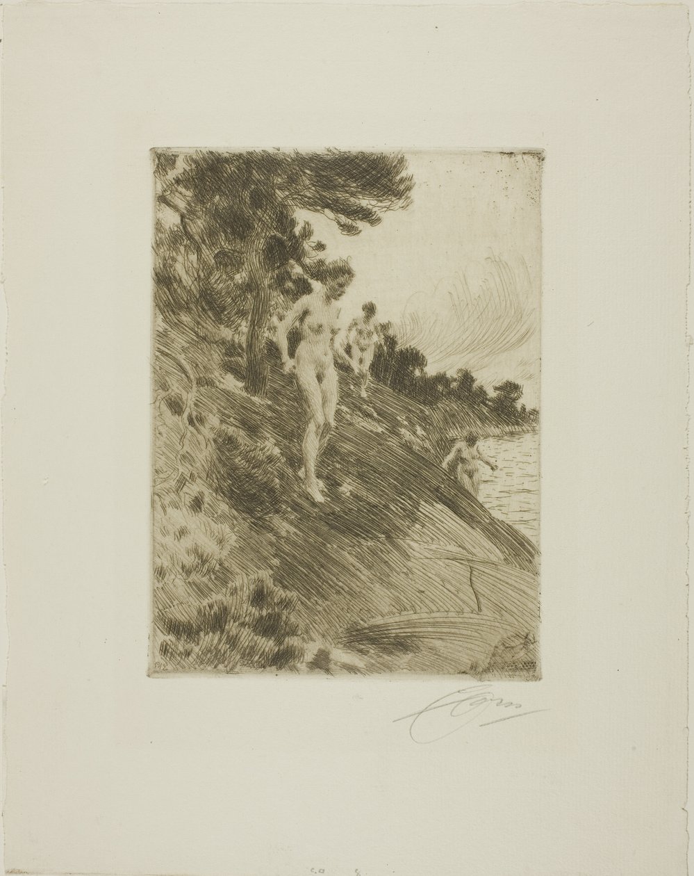 Bange af Anders Leonard Zorn