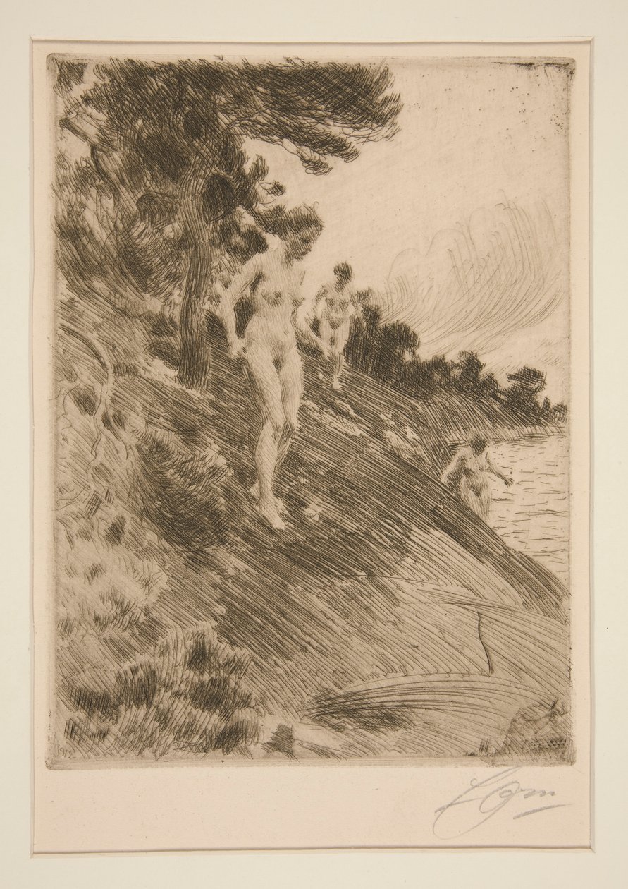Bange af Anders Leonard Zorn