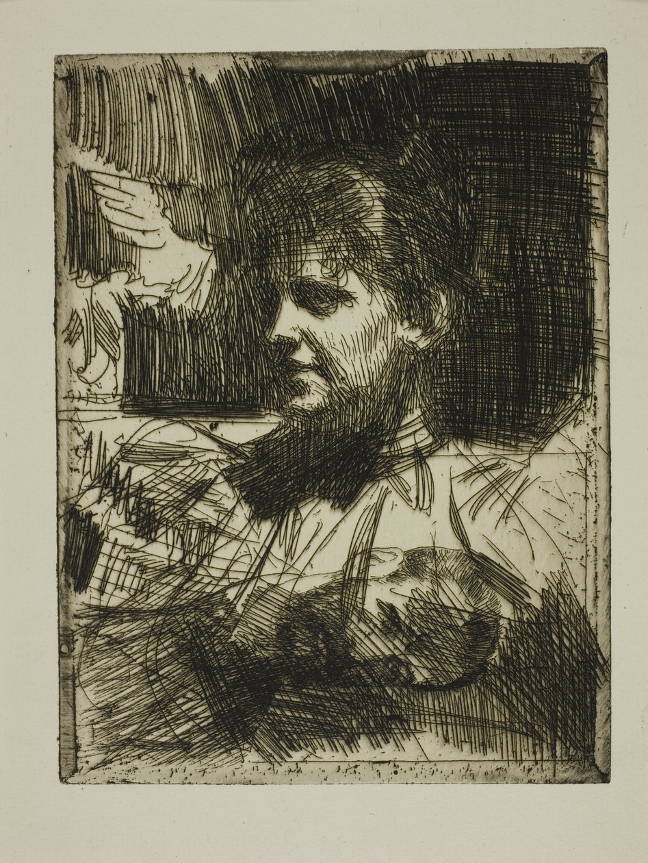 Gerda Hagborg I ("To Please") af Anders Leonard Zorn
