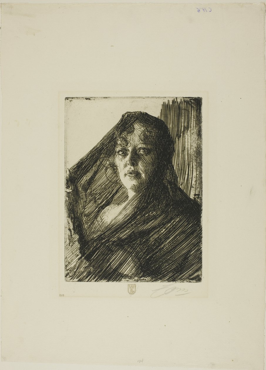 Gerda Lundequist af Anders Leonard Zorn