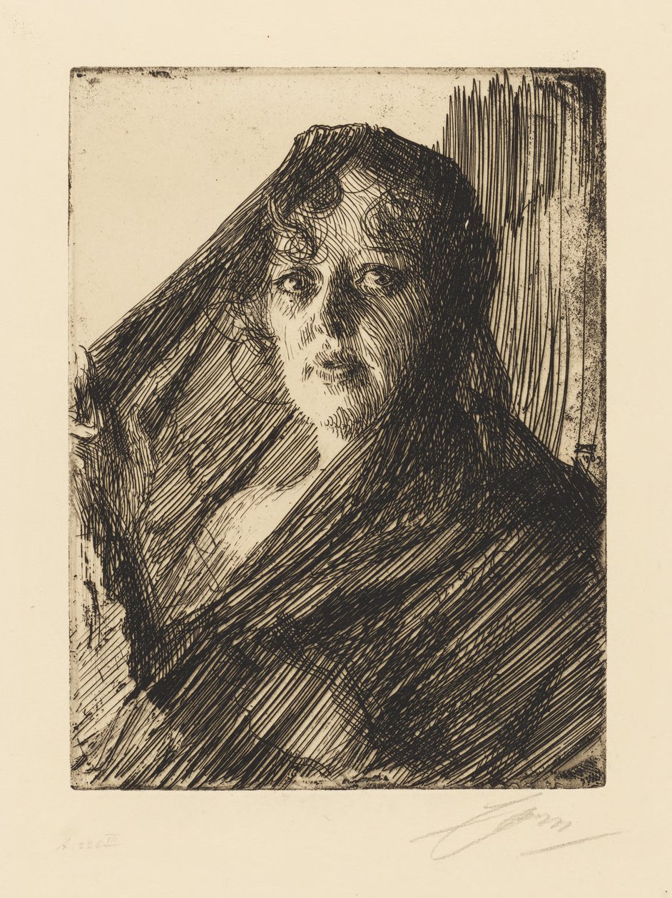 Gerda Lundequist af Anders Zorn