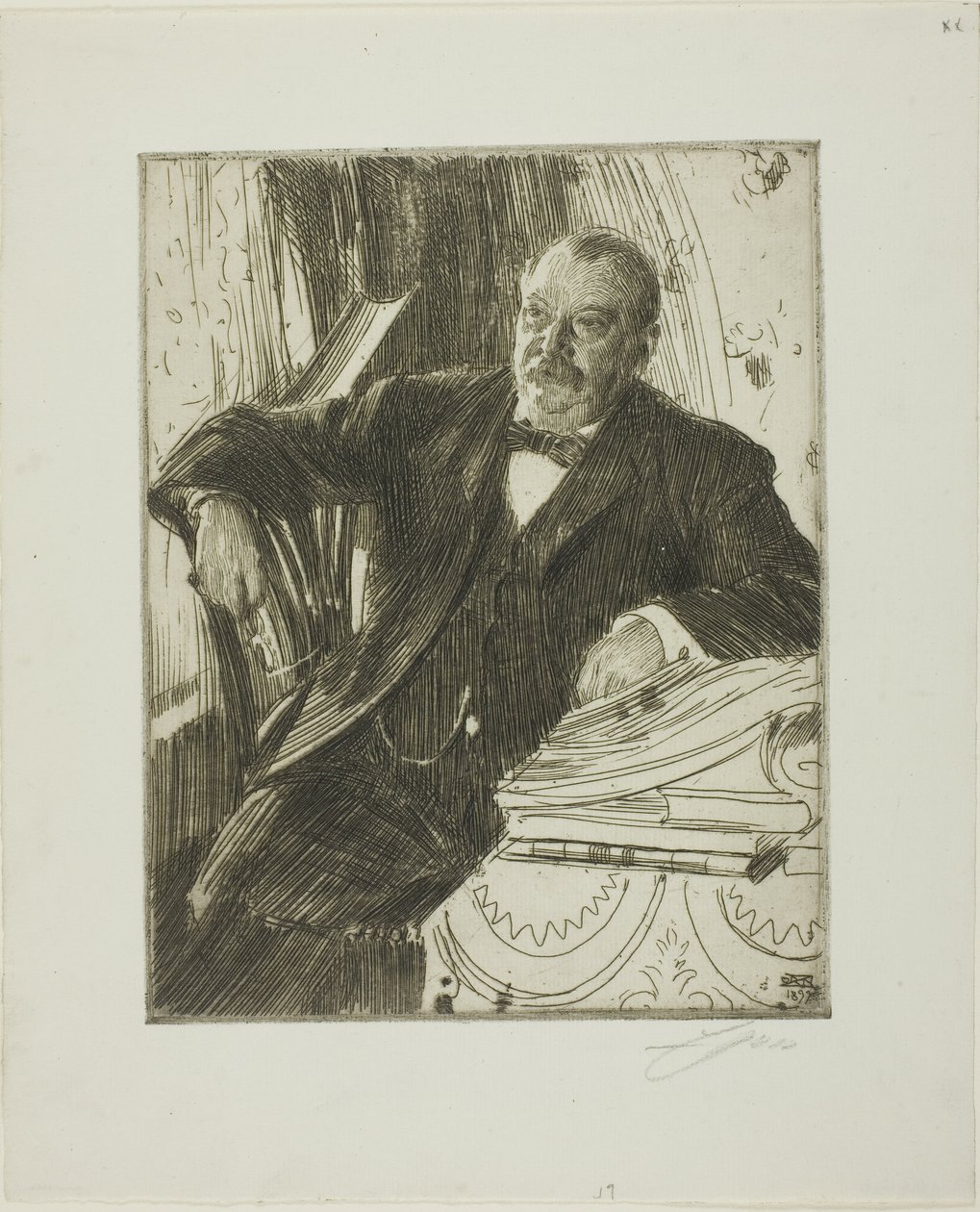 Grover Cleveland II af Anders Leonard Zorn