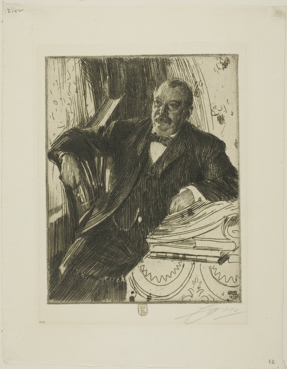 Grover Cleveland II af Anders Leonard Zorn