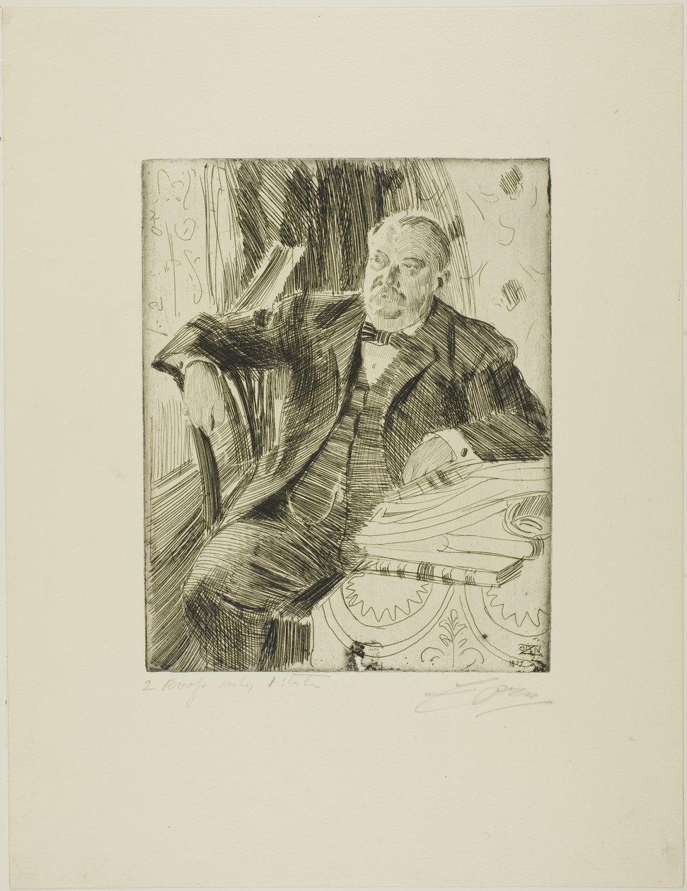 Grover Cleveland I af Anders Leonard Zorn