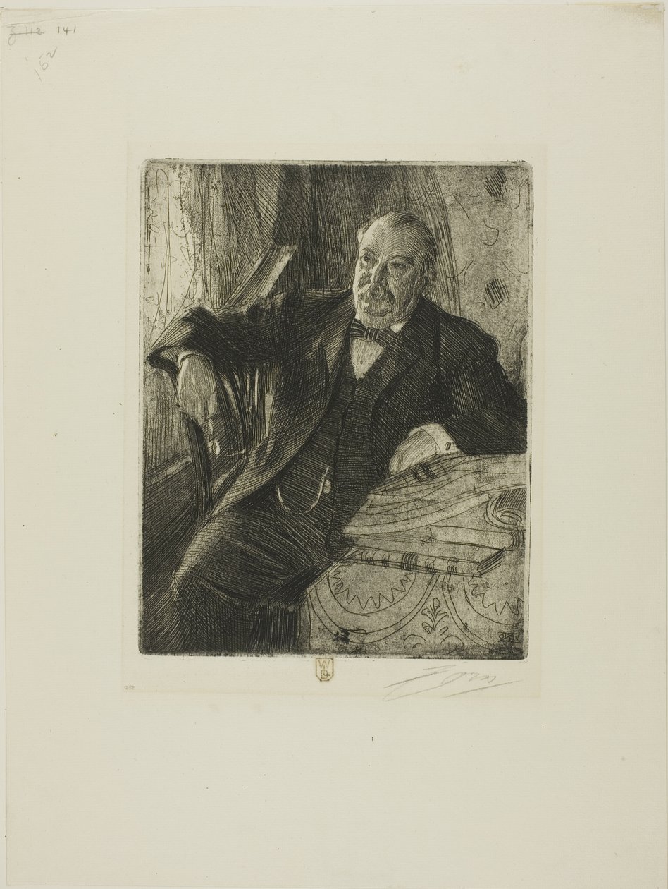 Grover Cleveland I af Anders Leonard Zorn