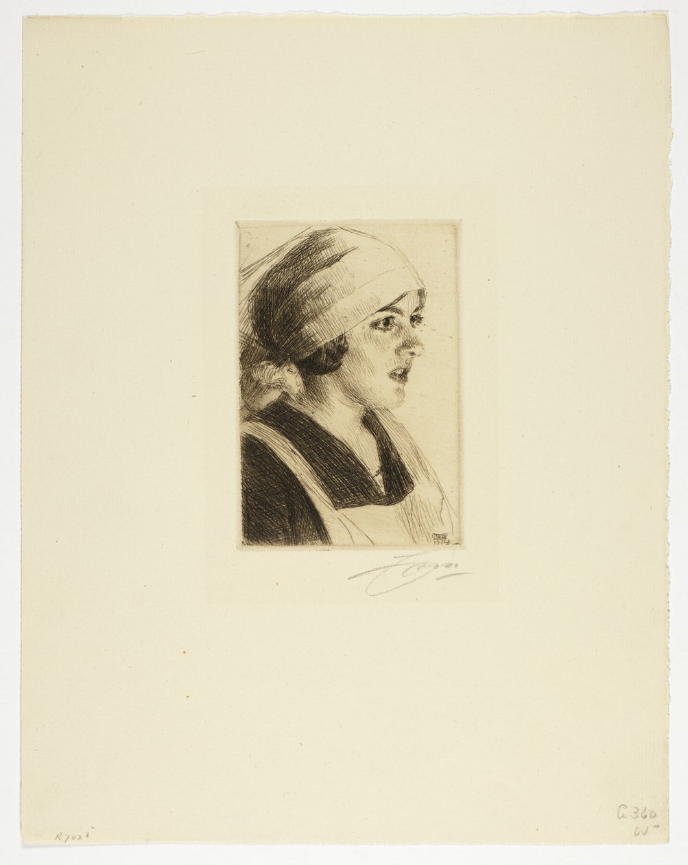 Gully I af Anders Leonard Zorn