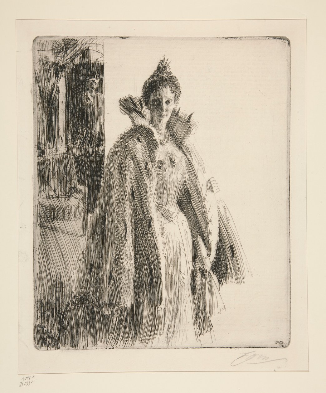 H.R.H. Prinsesse Ingeborg af Sverige II af Anders Leonard Zorn