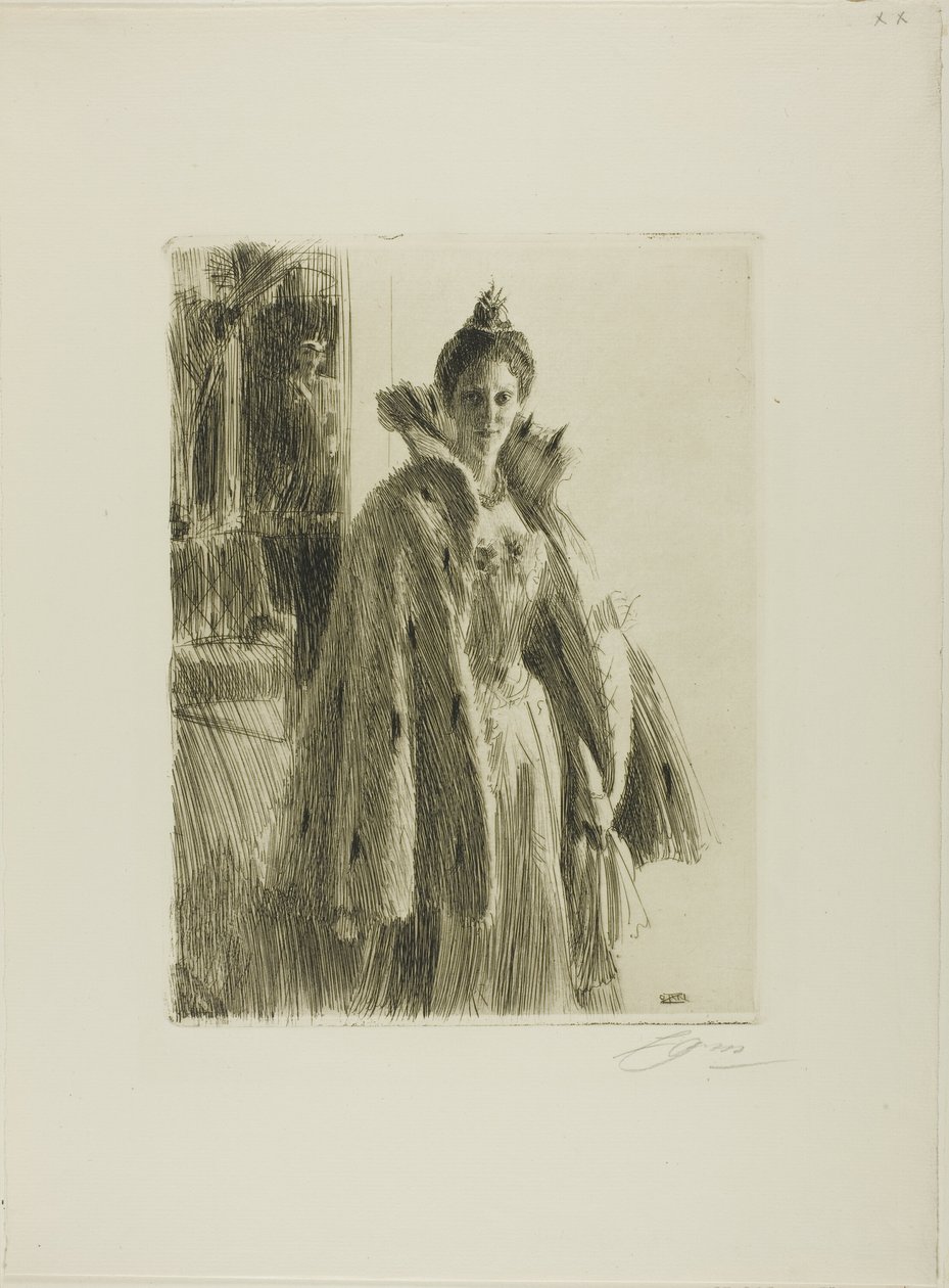 H. R. H. Prinsesse Ingeborg af Sverige II af Anders Leonard Zorn