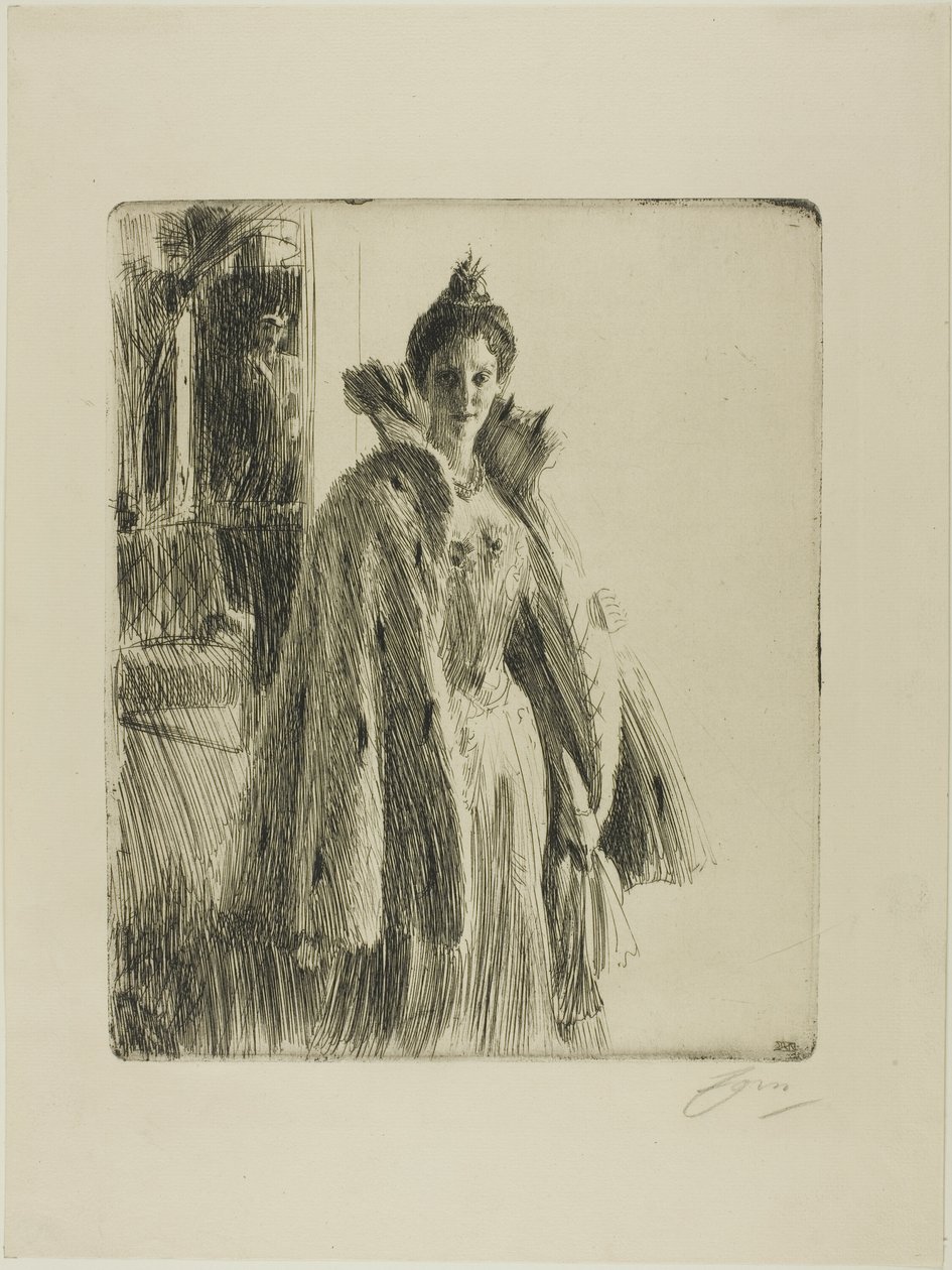 H. R. H. Prinsesse Ingeborg af Sverige II af Anders Leonard Zorn