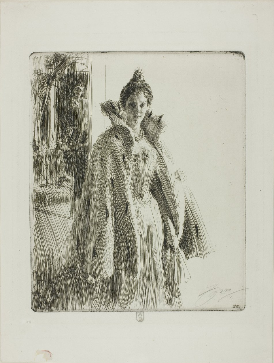 H. R. H. Prinsesse Ingeborg af Sverige II af Anders Leonard Zorn