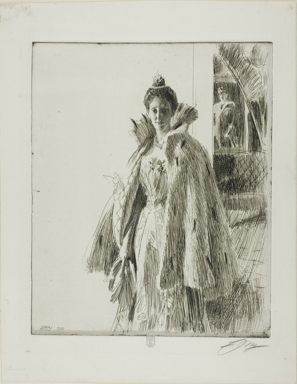 H. R. H. Prinsesse Ingeborg af Sverige I af Anders Leonard Zorn